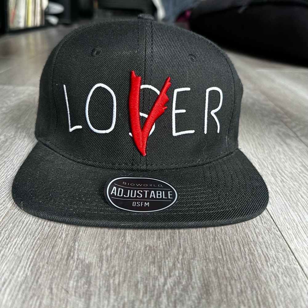 IT Pennywise Loser/Lover Black Snapback Hat